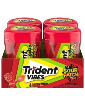 TRIDENT RED BERRY 40 PCS GUM 4CT