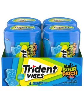 TRIDENT 40 PC JAR BLUE RASP 4CT