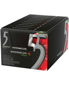 5 GUM PRISM WATERMELON 10CT
