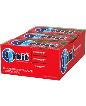 ORBIT STRAWBERRY REMIX 12CT