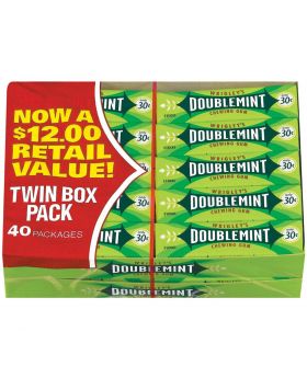WRIGLEY 50C DOUBLEMINT 40CT