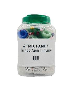 GLASS HP 4IN FANCY HPL1110 15CT