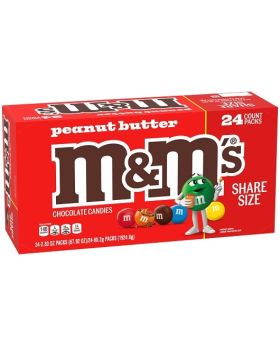 M & M PEANUT BUTTER KING 24CT