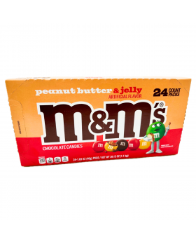 M & M PEANUT BUTTER JELLY 24CT