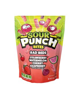 SOUR PUNCH BITES RAD REDS 9OZ
