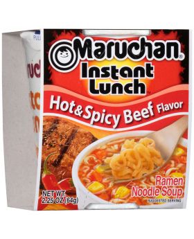 CUP NOODLE SOUP HOT BEEF 12CT