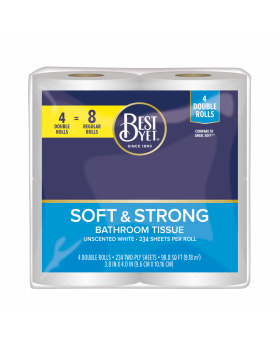 BATHROOM TISSUE BY 4PK 1CT
