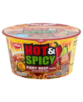 NISSIN RAMEN BOWL H&S BEEF 6CT