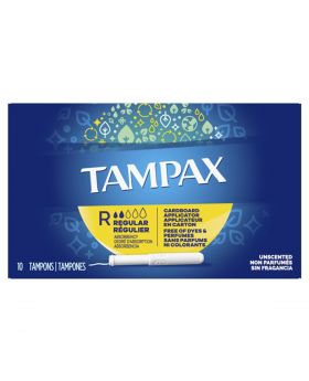 TAMPAX REGULAR 10 TAMPONS