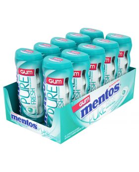 MENTOS GUM PURE WINTER 10CT