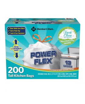 POWER FLEX TALL KITCHEN 200 BAGS