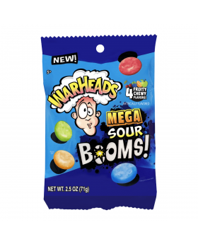 WARHEAD PEG MEGA SOUR 2.5OZ 1CT