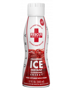 RESCUE DETOX ICE CRANBERRY 17OZ