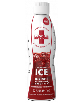 RESCUE DETOX ICE CRANBERRY 32OZ