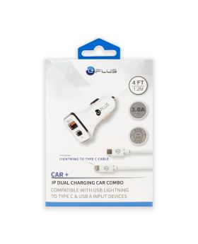 UPLUS CAR+ CHARGER IP TO TC 20CT