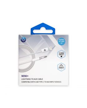 UPLUS MINI+ IPHONE TO AUX 20CT