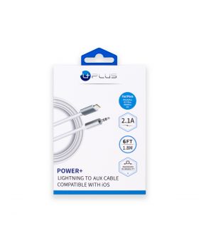 UPLUS POWER+ IPHONE TO AUX 1CT