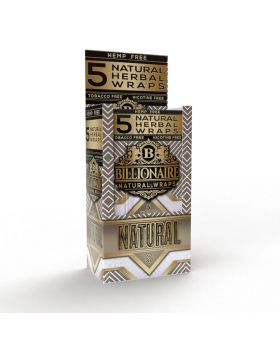 BILLIONAIRE WRAPS NATURAL 25/5PK