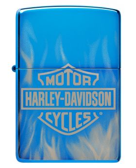 ZIPPO LIGHTER HARLEY DAVID BLUE