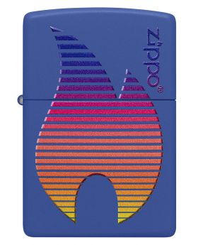 ZIPPO LIGHTER ZIPPO DESIGN BLUE