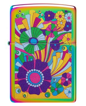 ZIPPO LIGHTER VINTAGE FLOWERS DE