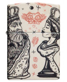 ZIPPO LIGHTER CHECKMATE DESIGN