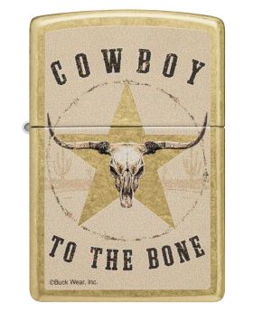 ZIPPO LIGHTER COWBOY TO THE BONE