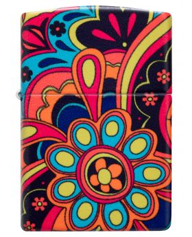 ZIPPO LIGHTER FLOWER POWER DESIG