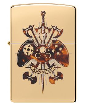 ZIPPO LIGHTER GAMER CREED DESIGN