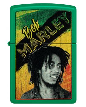 ZIPPO LIGHTER BOB MARLEY GREEN M