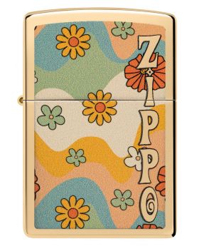 ZIPPO LIGHTER ZIPPO FLOWER POWER