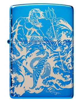 ZIPPO LIGHTER ATLANTIS DESIGN