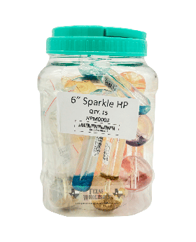 GLASS HP 6IN SPARK HPM0003 15CT