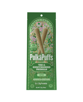 POLKA PUFF ROLLS GUAVA 10/2PK