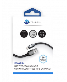 UPLUS POWER+ TYPE C BLACK 1CT