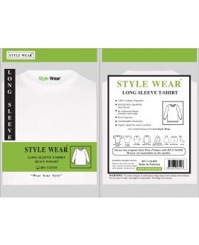 STYLE WEAR L SLEEVE WHITE 3XL 6C