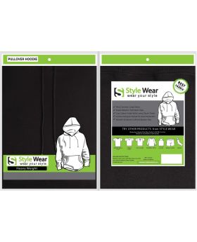 STYLE WEAR HOODIE BLACK SM 1CT