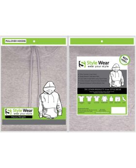 STYLE WEAR HOODIE GREY LG 1CT