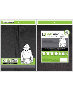 STYLE WEAR HOODIE CHAR 3XL 1CT