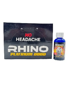 RHINO PLATINUM MALE 8K SHOT 12C