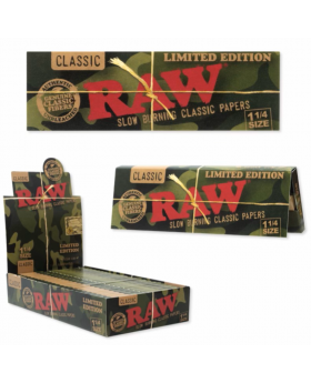 RAW CL PAPERS CAMO 1.25 24CT