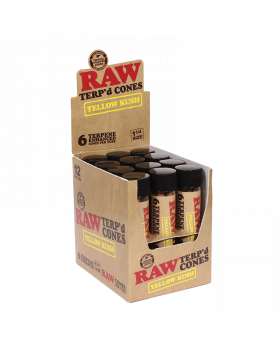 RAW TERP CONES 1.25 YLW 6PK 12CT