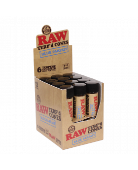 RAW TERP CONES 1.25 BLUE 6PK 12C