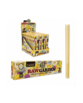RAW CL CONES GARDEN KS 3PK 30CT
