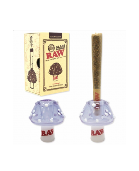 RAW CONE HOLDER GLASS MUSHROOM