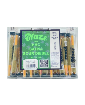 BLAZE GREEN PRE ROLL SOUR 40CT