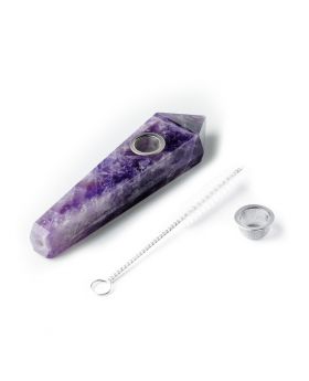 ASTRAL PIPE GEMSTONE AMETHYST