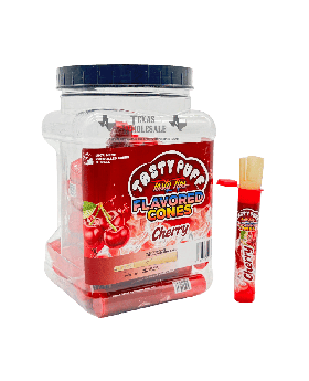 TASTY PUFF CONES CHERRY 30CT