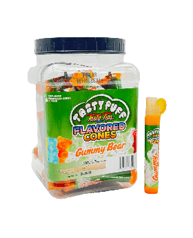 TASTY PUFF CONES GUMMY BEAR 30CT