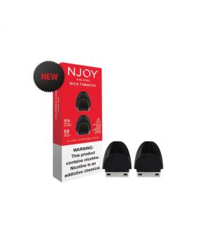 NJOY PODS RICH TOBACCO 5% 2/5CT